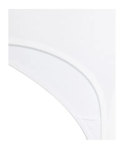 Wolford Fitted White Turtleneck Bodysuit