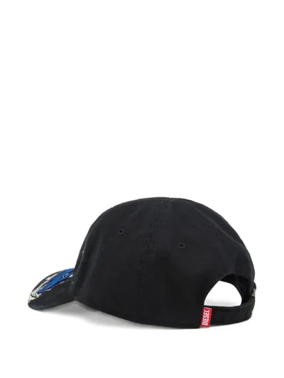 Diesel Baseball Cap With Bold Oval D