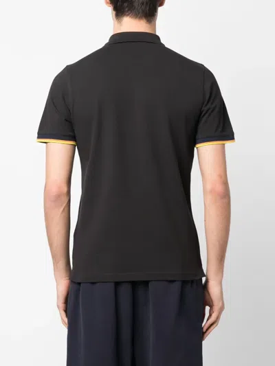 K-way Vincent Slim Pique In Blu Depth Blu