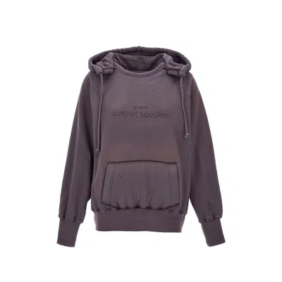 Maison Margiela Multicolor Cotton Sweatshirt In Brown