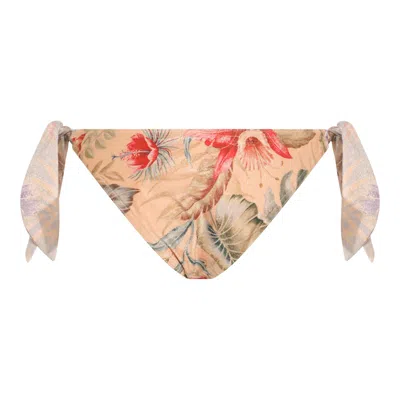 Zimmermann Daylight Tie-side Bikini Bottom In Neutral