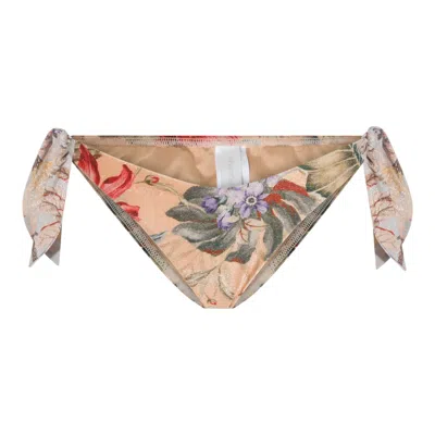 Zimmermann Daylight Tie-side Bikini Bottom In Neutral