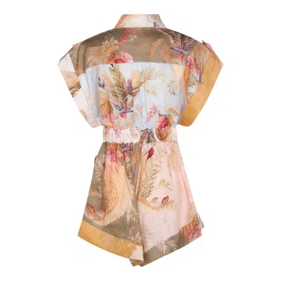 Zimmermann Short Overalls With Ascension Lapels