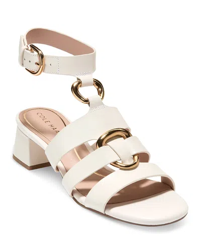 Cole Haan Women's Lyanna Ankle Strap Sandals In White