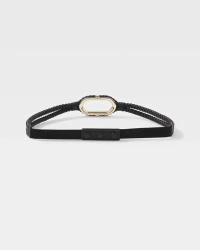 White House Black Market Braided Stretch Waist Belt
