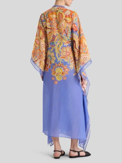 Etro Printed Cotton And Silk Beach Cover-up