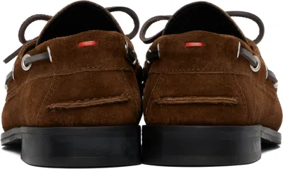 Aeyde Harris Cow Suede Leather Tobacco Loafers Tobacco In Multi