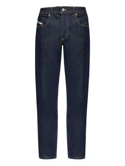 Diesel 2023 Denim Trousers With Belt Loops In Blue