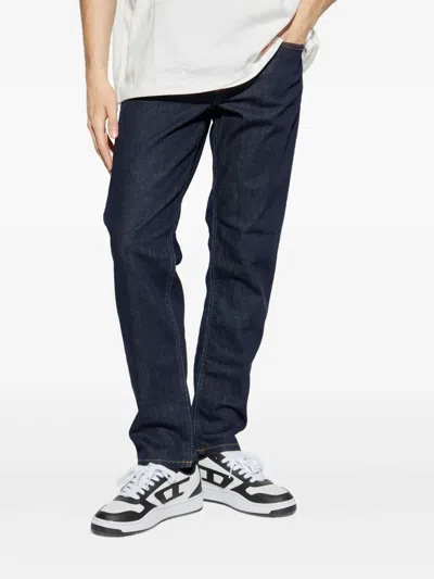 Diesel 2023 Denim Trousers With Belt Loops In Blue