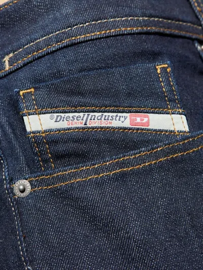 Diesel 2023 Denim Trousers With Belt Loops In Blue