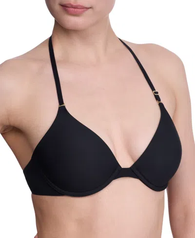 Natori Bliss T-shirt Bra Women's Black Convertible Adjustable Strap Buu992 In Black