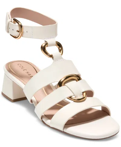 Cole Haan Women's Lyanna Ankle Strap Sandals In White
