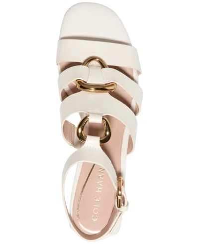 Cole Haan Women's Lyanna Ankle Strap Sandals In White