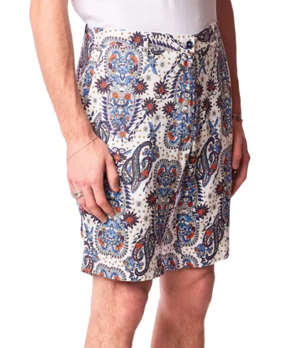 Paisley & Gray Men's Felix Slim Fit Paisley 8-1/2" Shorts In Multi
