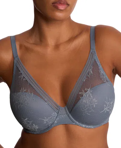Natori Women's Love Lace Full-figure Underwire T-shirt Bra 731351 In Blue