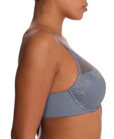 Natori Women's Love Lace Full-figure Underwire T-shirt Bra 731351 In Blue