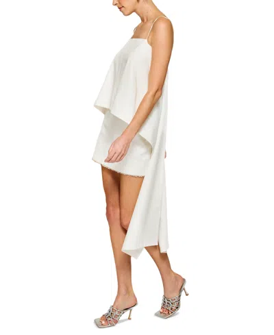 Line & Dot Women's Fable Bead-hem Mini Skirt In White