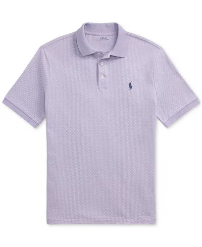 Polo Ralph Lauren Pique Polo Shirt Polo Shirts Purple In Cactus Purple/c6103