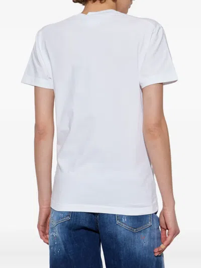 Dsquared2 Women's Dsquared Mini Fit Tee White In White
