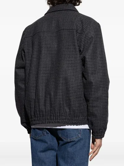 Apc Gilbert Zip-up Houndstooth Jacket