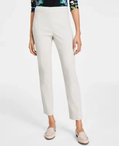 Jm Collection Womens Cambridge Woven Pull On Pants Pp Xxl Created For Macys In White