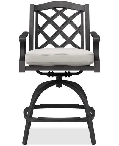 Agio Wythburn Outdoor Firepit Bar Height Bar Stool, Created For Macy's