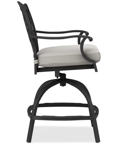 Agio Wythburn Outdoor Firepit Bar Height Bar Stool, Created For Macy's