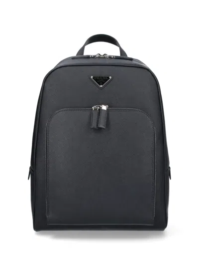 Prada Logo Backpack