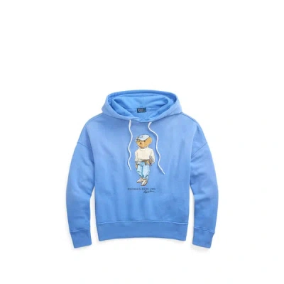 Polo Ralph Lauren Polo Bear Fleece Hoodie Clothing In Blue