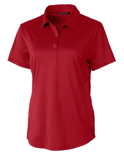 Cutter & Buck Prospect Textured Stretch Womens Short Sleeve Polo Shirt