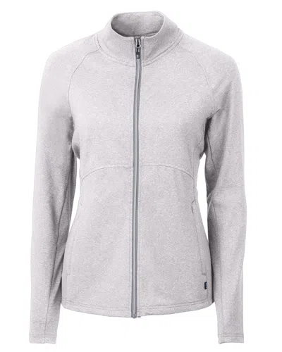Cutter & Buck Adapt Eco Knit Heather Recycled Womens Full Zip