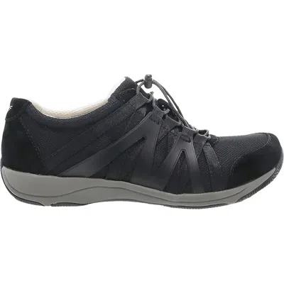 Dansko Women's Henriette Athletic Sneakers Medium In Black Black Suede