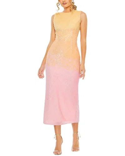 Mac Duggal Sheath Dress In Pink