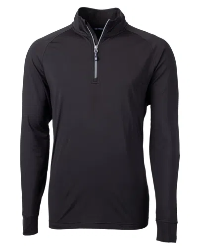 Cutter & Buck Adapt Eco Knit Stretch Recycled Mens Big And Tall Quarter Zip Pullover Jacket