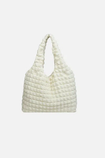 Zenana Women's Puffy Cloud Tote Bag In Ivory