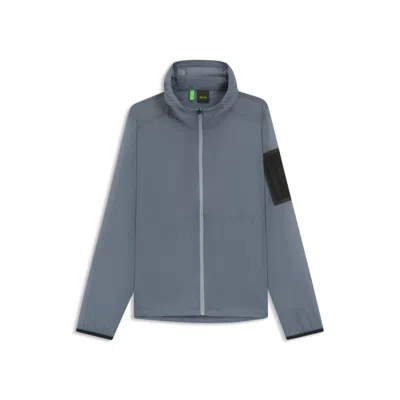 Hugo Boss Packable Water-repellent Jacket In Lightweight Ripstop Fabric