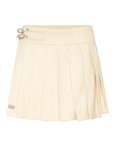 Philipp Plein Pleated Mini Skirt