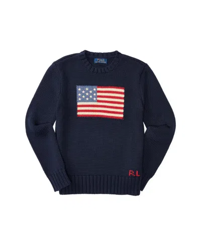 Polo Ralph Lauren Flag Cn Swtr Tops Sweater