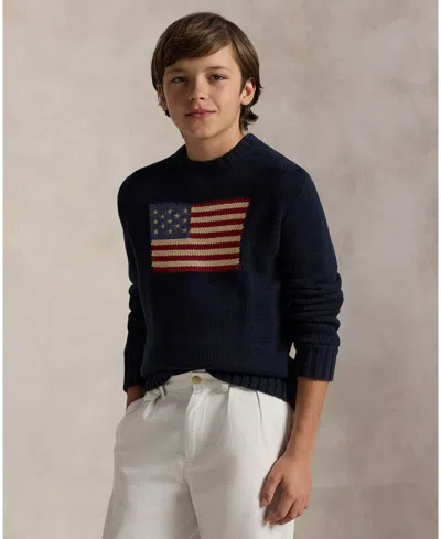 Polo Ralph Lauren Flag Cn Swtr Tops Sweater