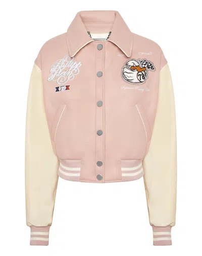 Philipp Plein College Pp Duck Bomber Jacket