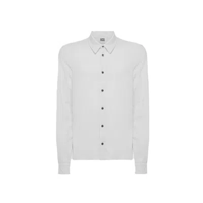 Alpha Studio White Cotton Shirt