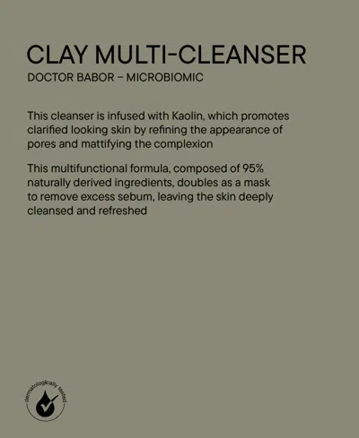Babor Microbiomic Clay Multi-cleanser, 2.53 Oz.