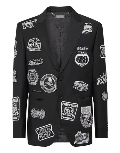 Philipp Plein Blazer Gigolo Fit Patches