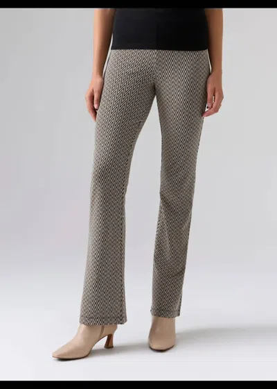 Sanctuary Fillmore High Rise Flare Pants In Toasted Marshmallow Chevron