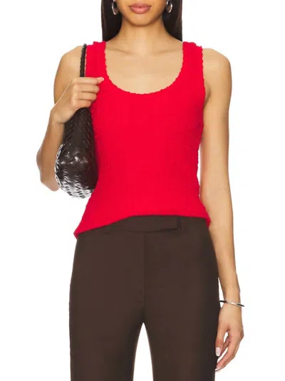 Enza Costa Puckered Tank Top