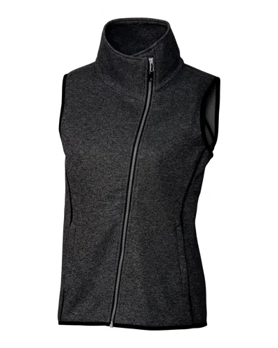Cutter & Buck Mainsail Sweater-knit Womens Full Zip Vest