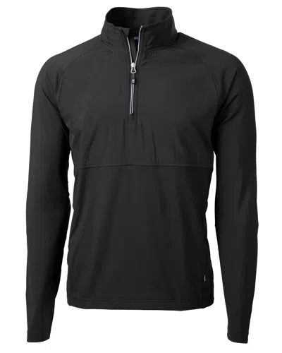 Cutter & Buck Adapt Eco Knit Stretch Recycled Mens Big And Tall Quarter Zip Pullover Jacket