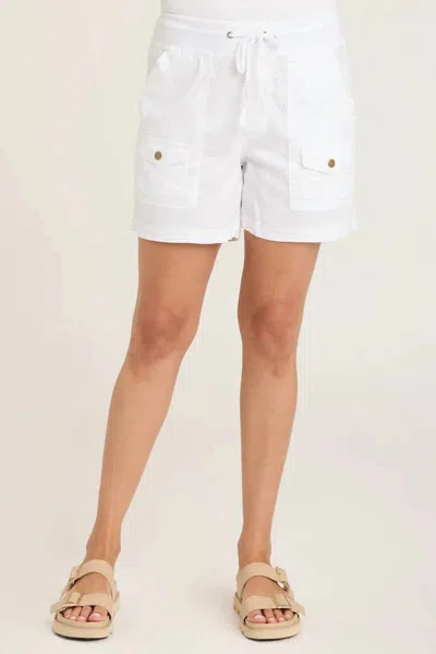 Xcvi Milton Short In White In White