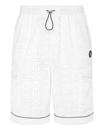 Philipp Plein Monogram-pattern Track Shorts