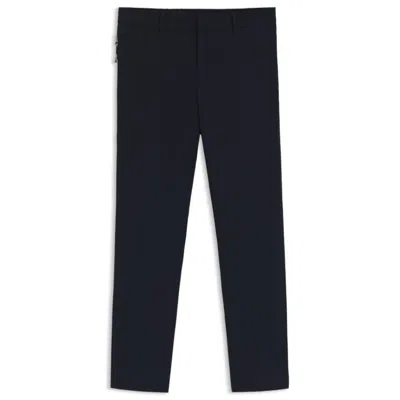 Hugo Boss Slim-fit Pants In Water-repellent Stretch Fabric